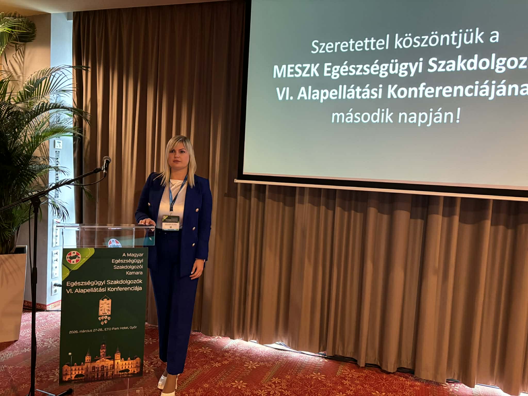 Szakmai elismerés az otthonápolásban a MESZK országos konferenciáján